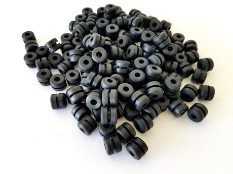 1/4" Groove Rubber Grommets - Secure Fit