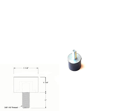 Adjustable Rubber Feet with Metal Screw for Leveling