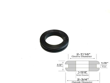 2-7/16" Groove Rubber Grommets for Panel Sealing