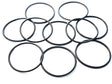 Pack of 10 - Rubber O-Rings # 230 - 70A Durometer - (NBR) Buna-N Nitrile Black - 2-1/2" ID * 2-3/4" OD * 1/8" Width