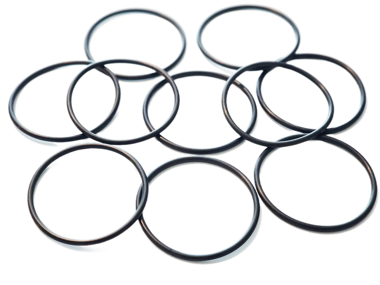 Pack of 10 - Rubber O-Rings # 230 - 70A Durometer - (NBR) Buna-N Nitrile Black - 2-1/2" ID * 2-3/4" OD * 1/8" Width