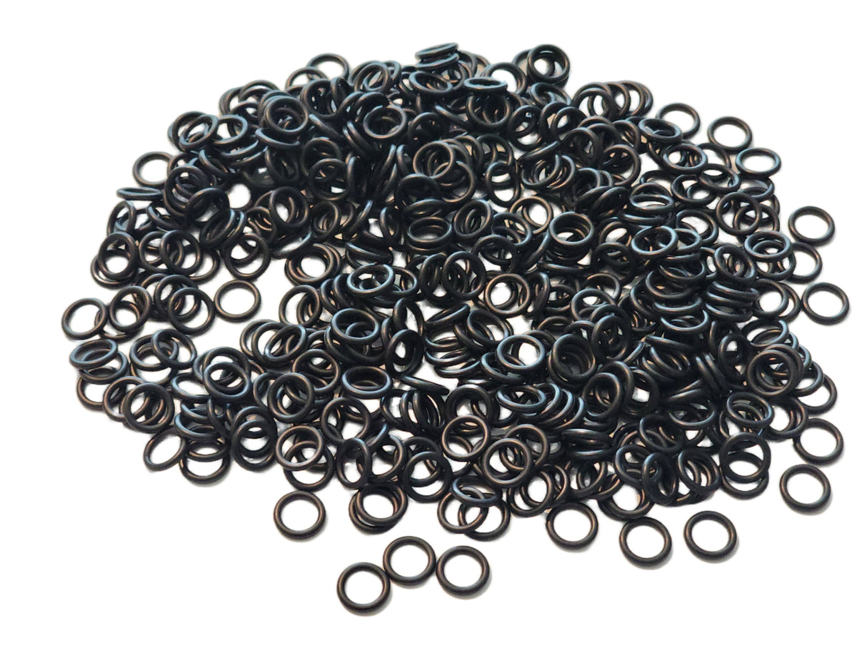 Pack of 100 - Rubber O-Rings # 011 - 70A Durometer - (NBR) Buna-N Nitrile Black - 5/16" ID * 7/16" OD * 1/16" Width